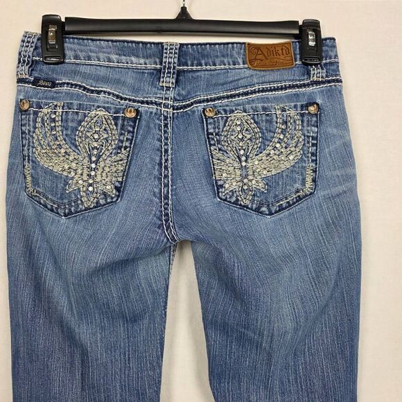 Adiktd Bootcut Jeans 6 W29 Embellished Pockets - Picture 4 of 10